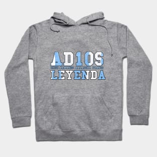 Adios Leyenda Diego Maradona 10 Hoodie